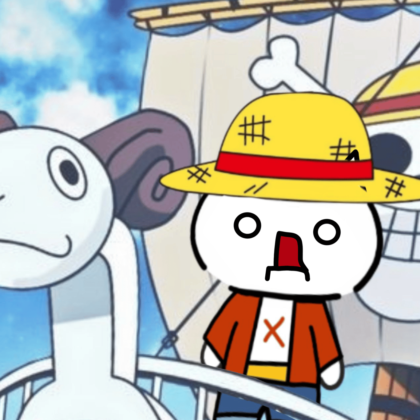 Giko as Luffy